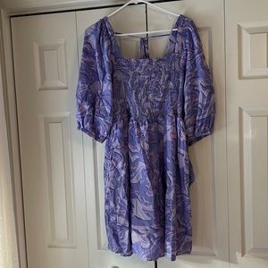 Ava & Viv Puffed Sleeve Dress